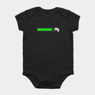 Game loading / Gamer Gaming load start finish level up birthday Baby Bodysuit